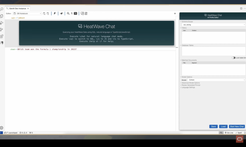 Oracle’s HeatWave GenAI: The Future of AI-Powered Databases